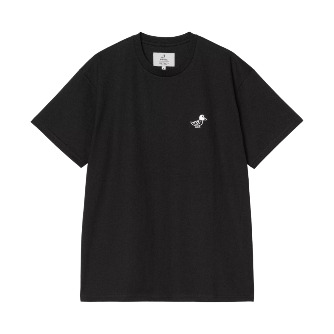 칼하트 WIP x 인빈시블 숏슬리브 매디슨 덕 티셔츠 블랙 화이트(Carhartt WIP x Invincible S/S Madison Duck T-Shirt Black White)