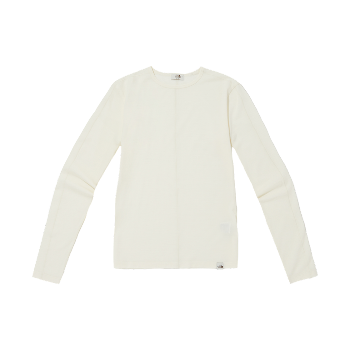 NT7TQ31J The North Face Veluca Wool L/S Round T-Shirt Cream - 25SS