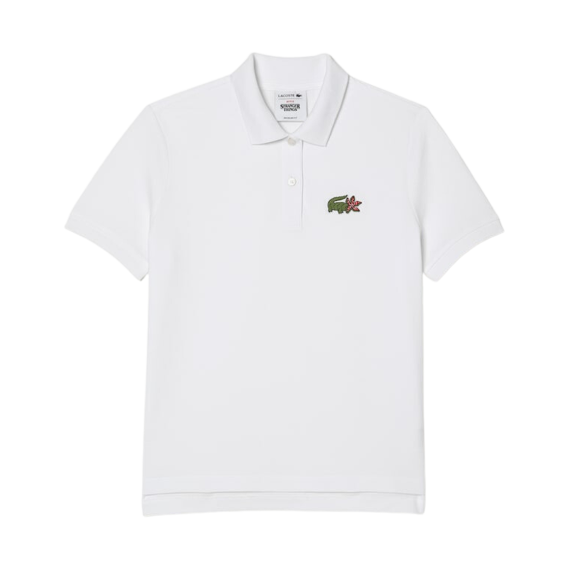 (W) 라코스테 x 넷플릭스 크록 쇼 프린티드 폴로 셔츠 스트레인저 띵스((W) Lacoste X Netflix Croc Show Printed Polo Shirt Stranger Things) - 1