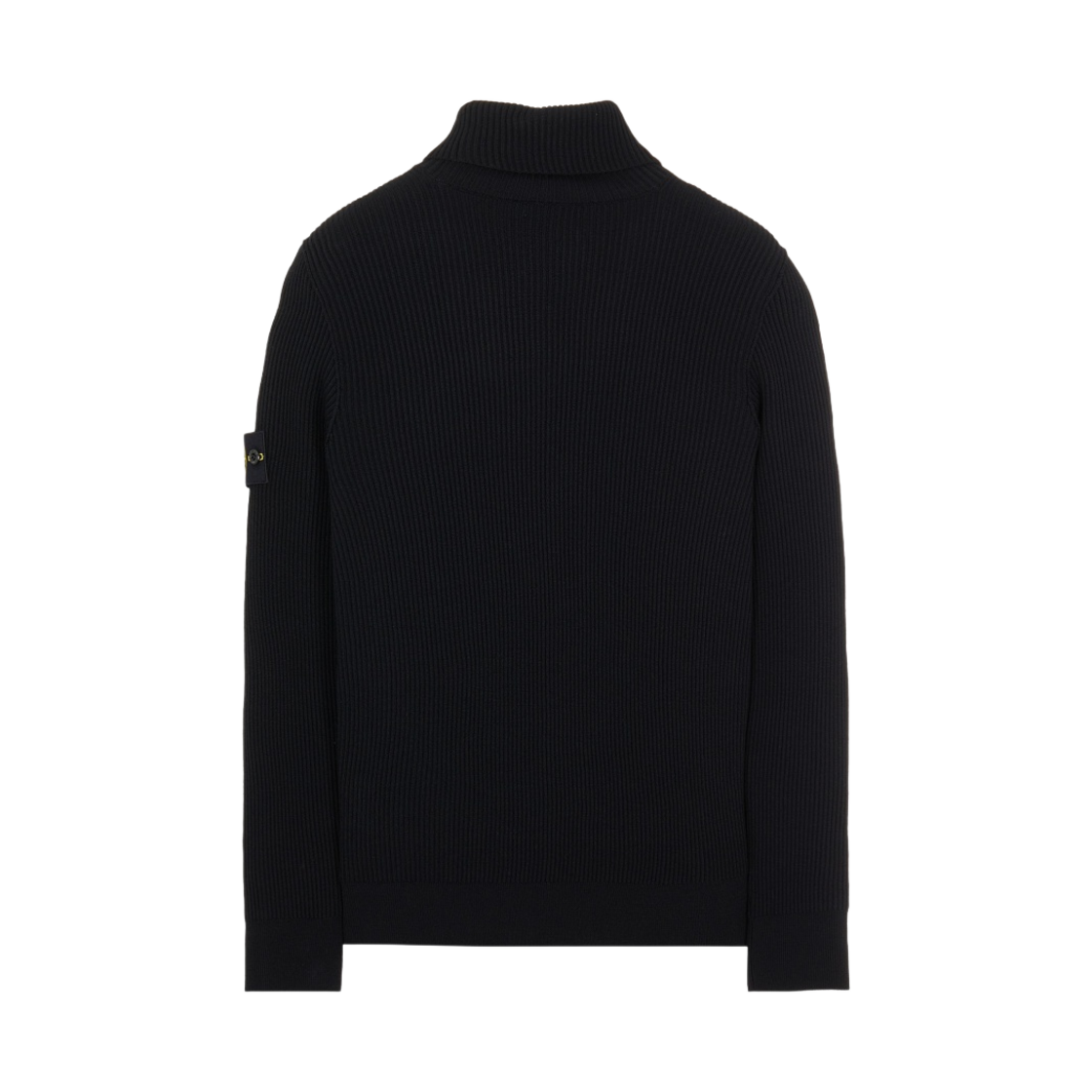 스톤 아일랜드 525C2 풀 립 퓨어 울 터틀넥 니트 블랙 - 21FW(Stone Island 525C2 Full Rib Pure Wool Turtleneck Knit Black - 21FW) - 2