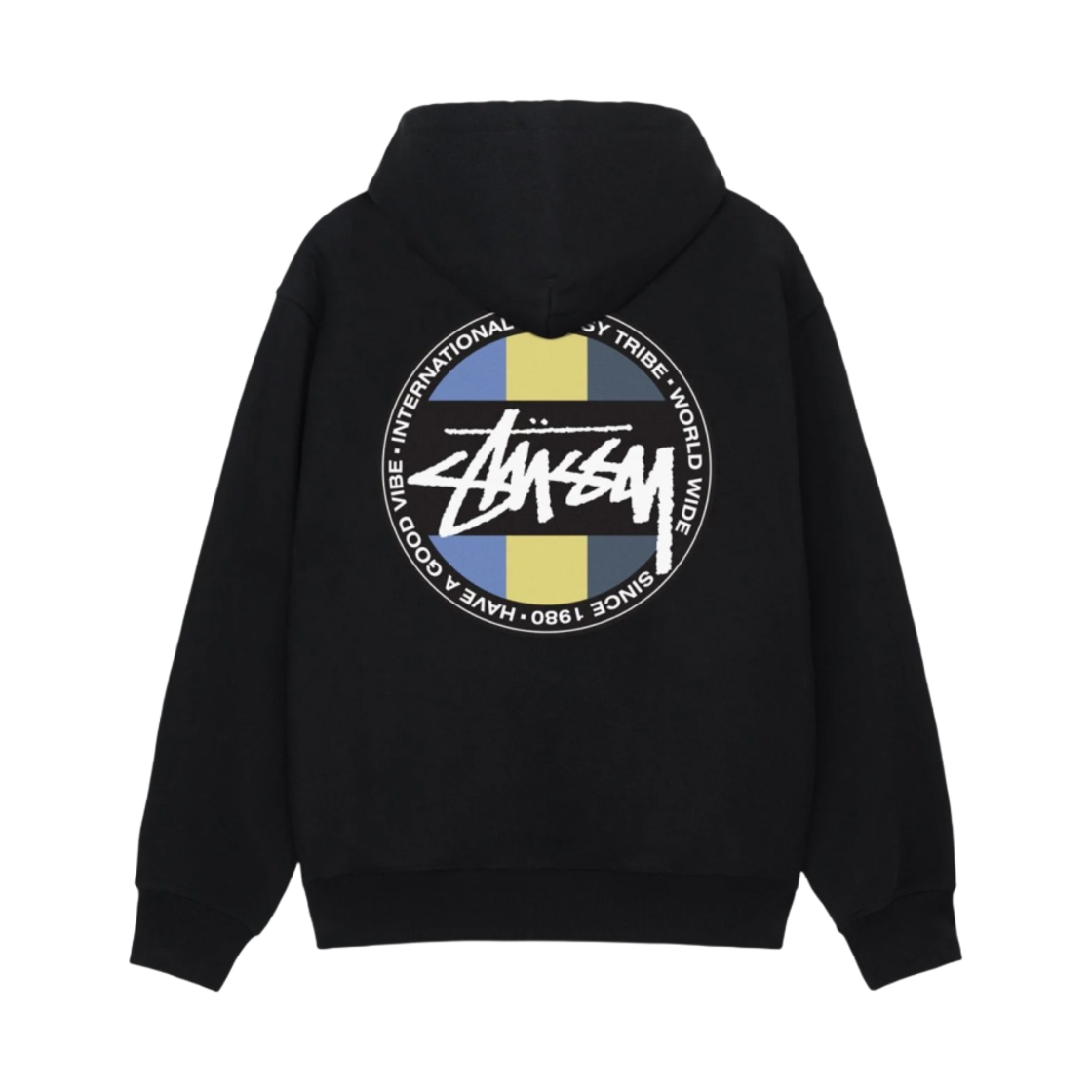 스투시 클래식 닷 후드 집업 블랙(Stussy Classic Dot Zip Hoodie Black) - 1