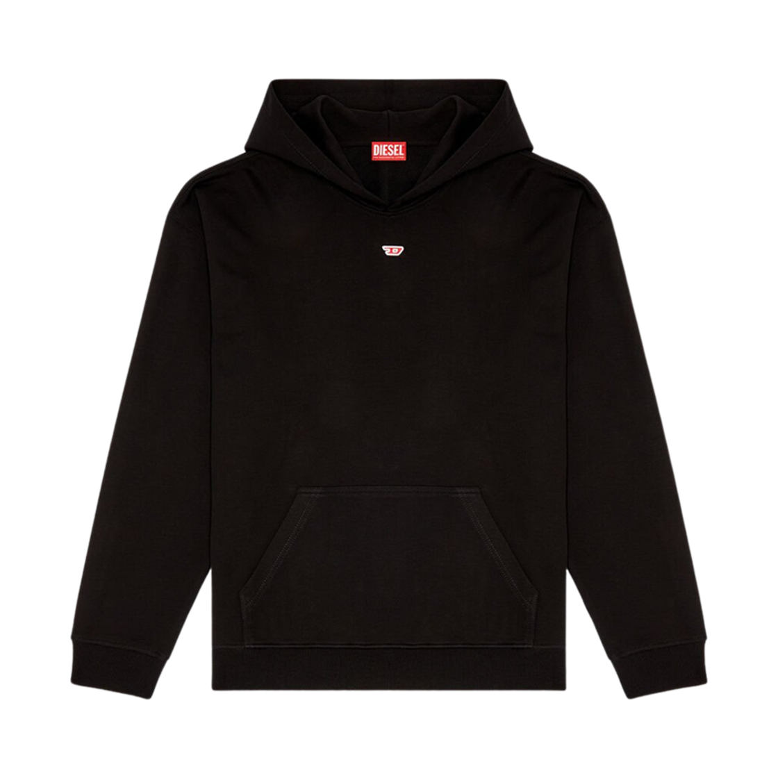 디젤 S-박스트-후드-D 후드 블랙(Diesel S-Boxt-Hood-D Hoodie Black)