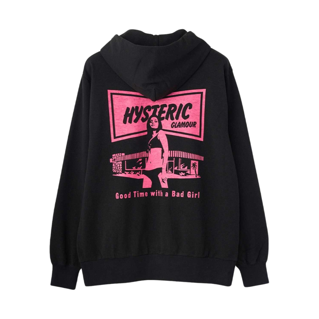 02251CF03 Hysteric Glamour Coffee Shop Hoodie Black