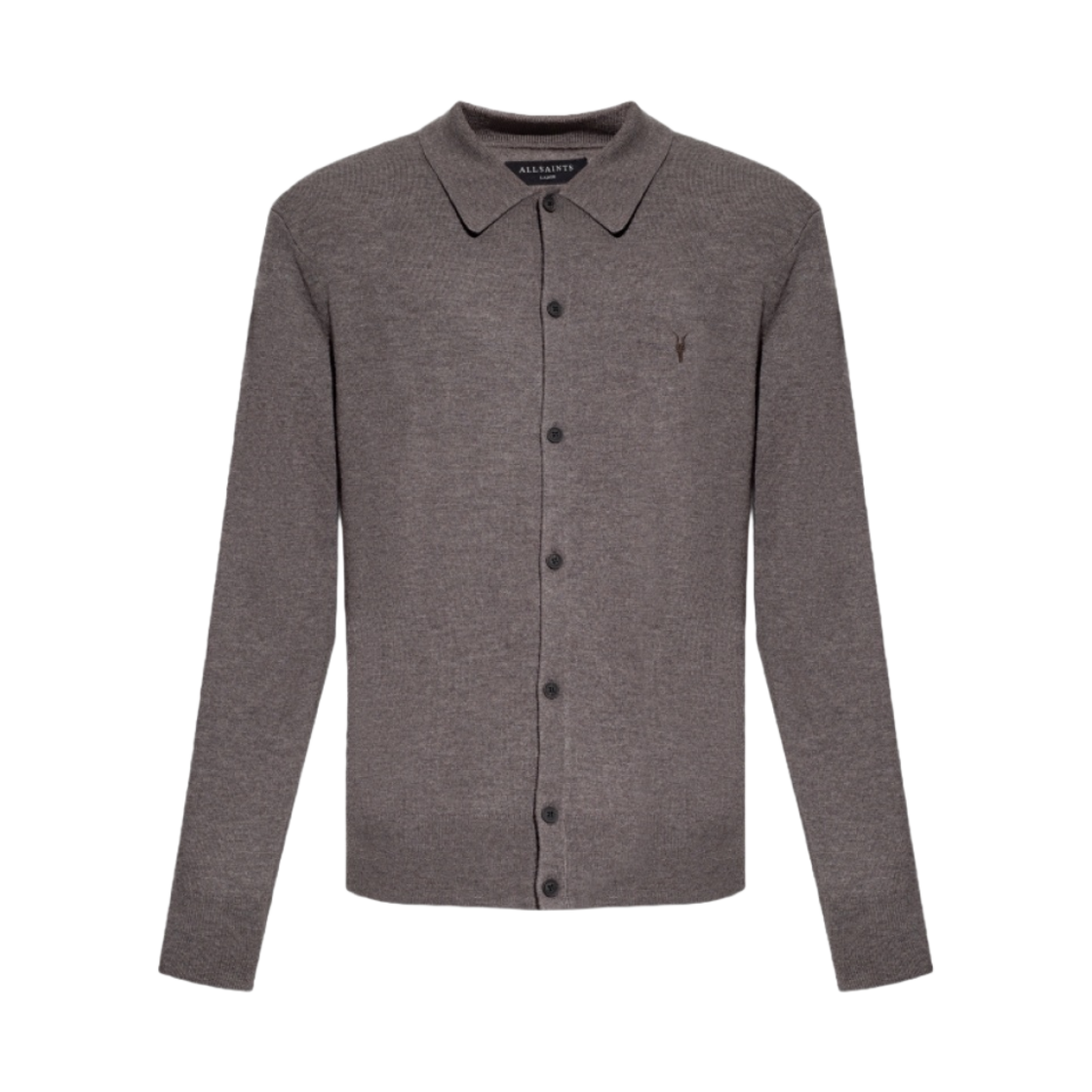 올 세인츠 킬번 램스컬 셔츠 가디건 모뉴먼트 그레이 말(All Saints Kilburn Ramskull Shirt Cardigan Monument Grey Marl)