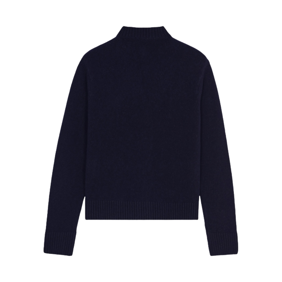 (W) 메종 키츠네 베이비 폭스 패치 박시 가디건 네이비((W) Maison Kitsune Baby Fox Patch Boxy Cardigan Navy) - 2