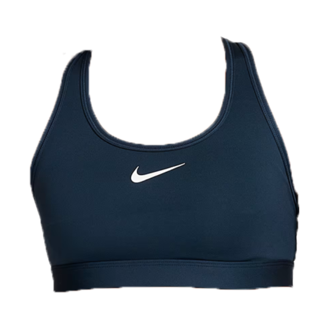 DX6822-478 (W) Nike Swoosh Medium Support Padded Sports Bra Armory Navy White - Asia