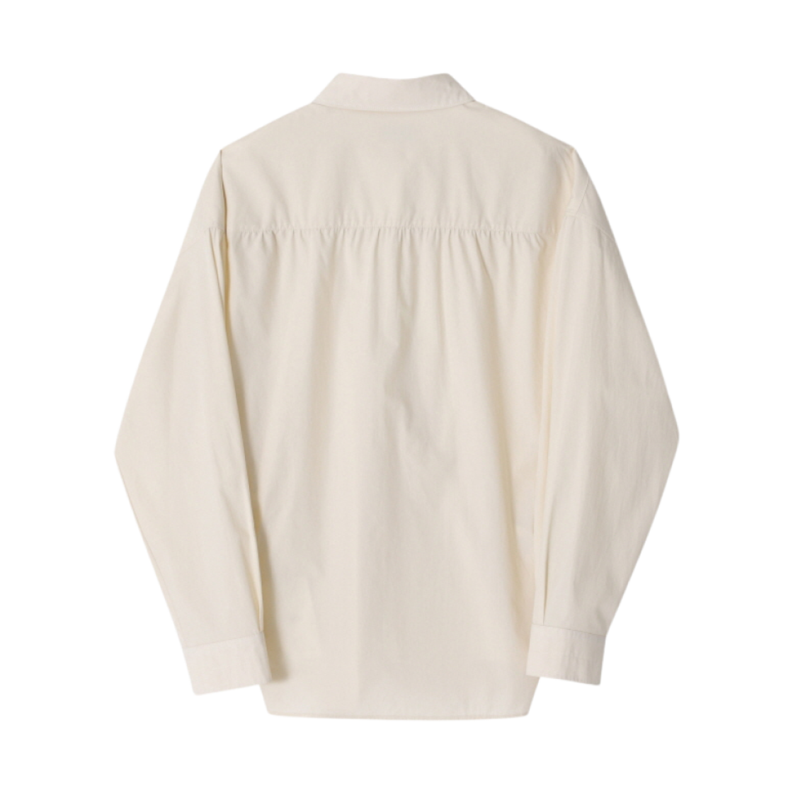 (W) 르메르 스트레이트 칼라 트위스트 셔츠 크림((W) Lemaire Straight Collar Twisted Shirt Cream) - 2