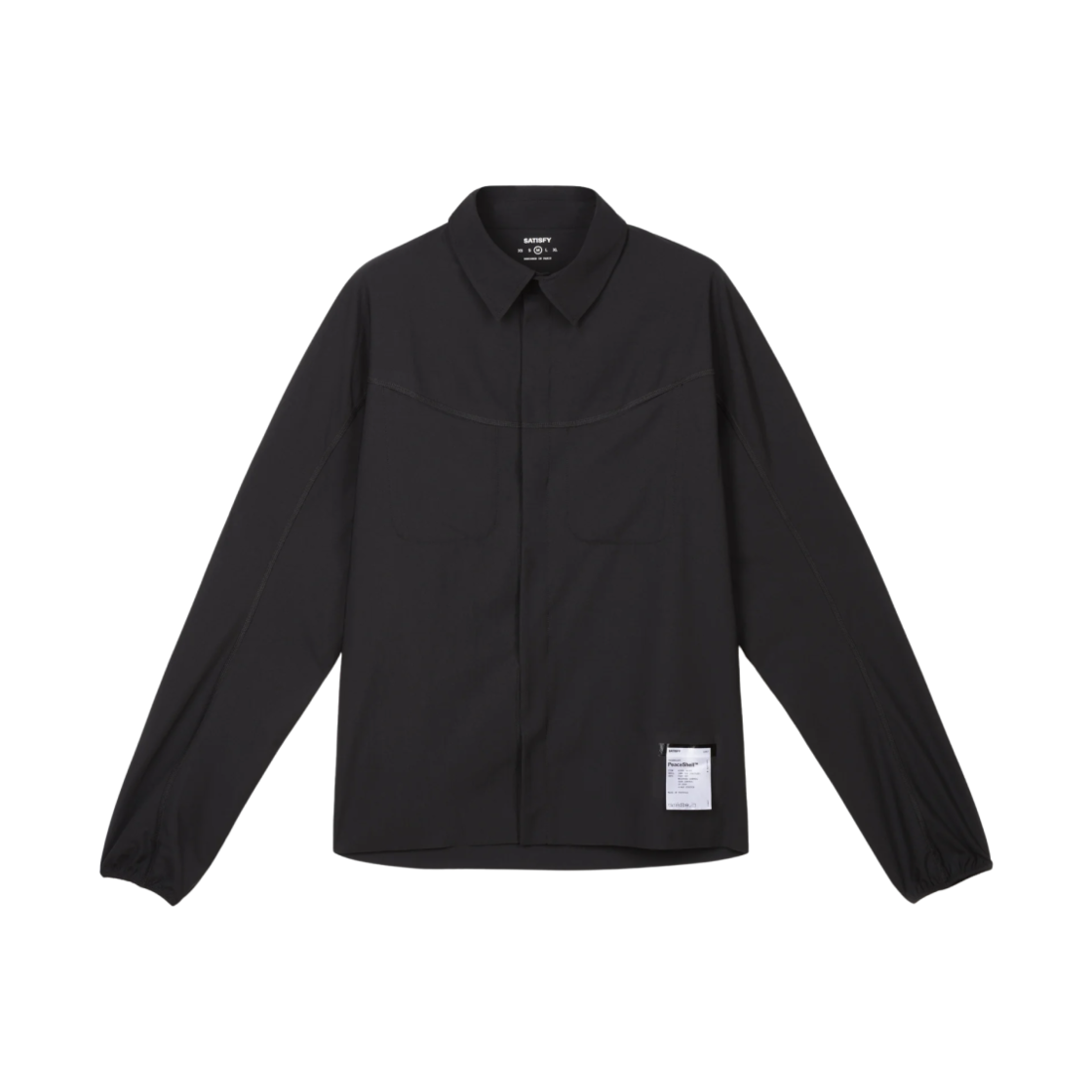새티스파이 피스쉘 리버 셔츠 블랙(Satisfy Peaceshell River Shirt Black)