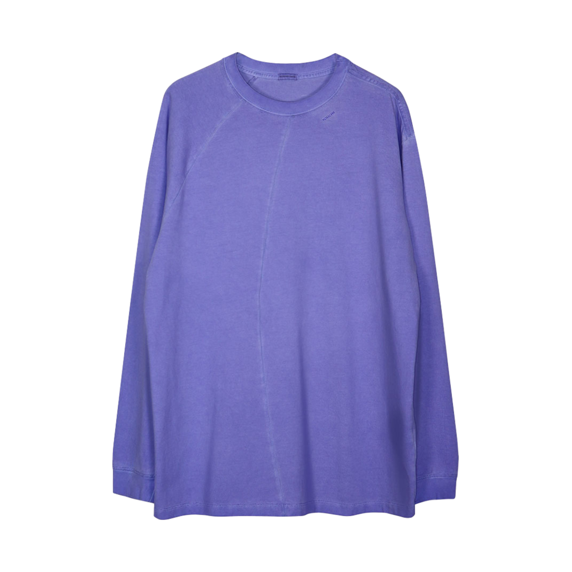 유체 에이알 비대칭 롱슬리브티셔츠 워시드 바이올렛(YOUCHE AR Asymmetry Long Sleeve Washed Violet)