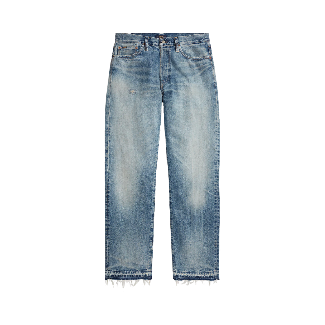KM4DPADRLA4BL [30%적립] Polo Ralph Lauren Heritage Straight Fit Faded Jeans Blue - 24FW