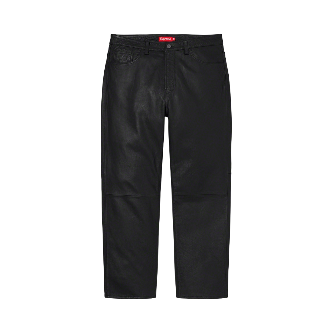 슈프림 레더 5-포켓 진 블랙 - 21FW(Supreme Leather 5-Pocket Jean Black - 21FW) - 1