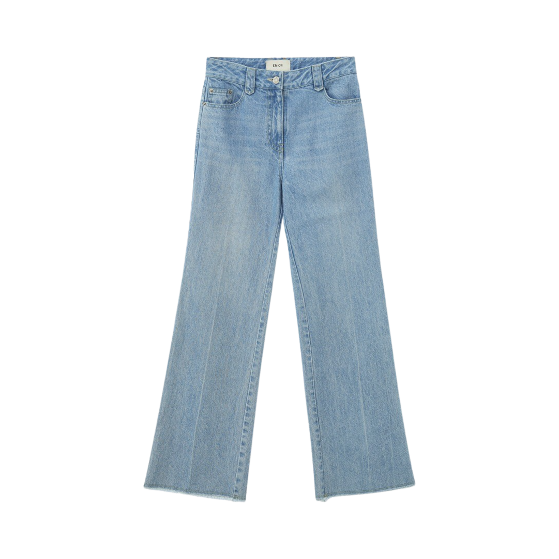 엔오르 우먼 부츠컷 워싱 데님 라이트 블루