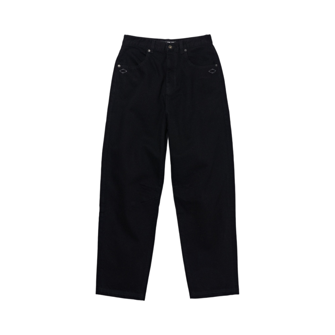 (W) 미스치프 롬버스 슬라우치 진 블랙((W) Mischief Rhombus Slouchy Jeans Black)