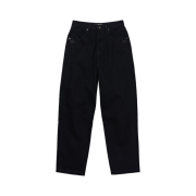 (W) Mischief Rhombus Slouchy Jeans Black