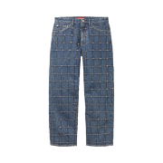Supreme Studded Seam Loose Fit Jean Blue - 25SS