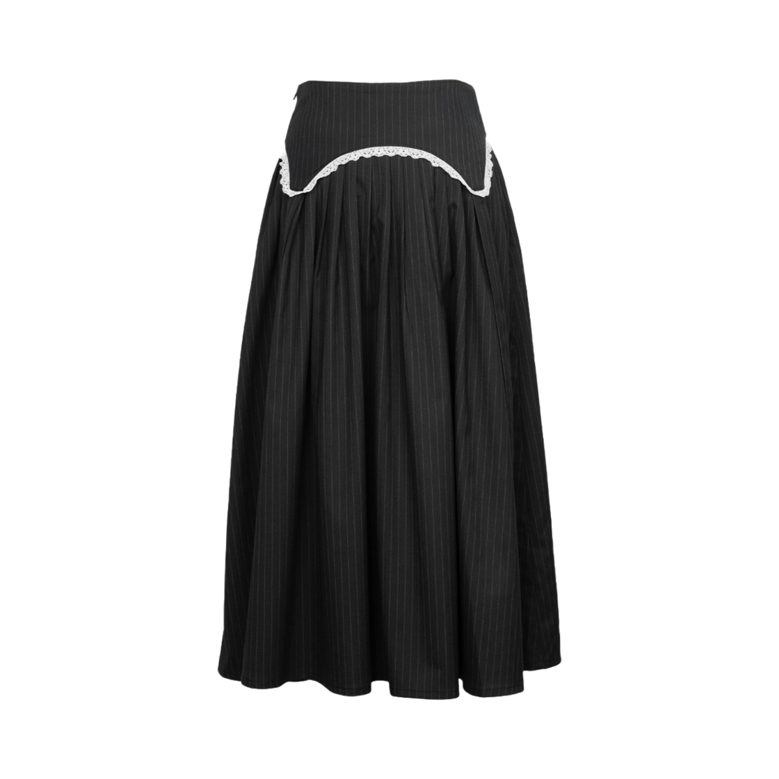 러프넥 서스펜더 플리츠 스커트 스트라이프(Roughneck Suspender Pleated Skirt Stripe)