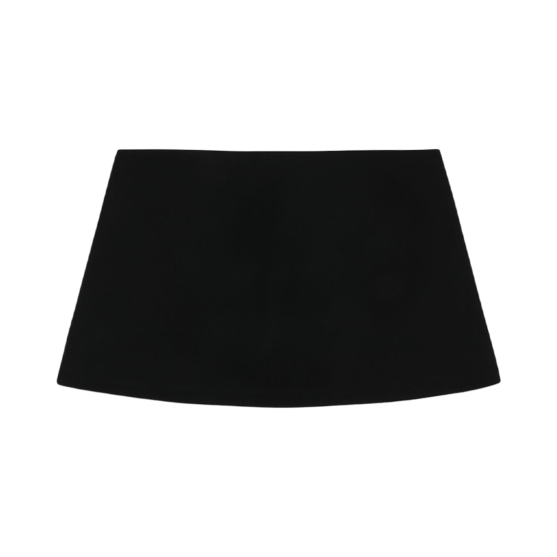 - (W) Bohemian Seoul Basic Low Mini Skirt Black