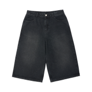 Ader Error Sig; SV Tag Short Jeans 01 Noir