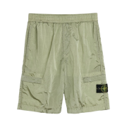 Stone Island L1721 Nylon Metal Garment Dyed Bermuda Shorts Light Green - 22SS