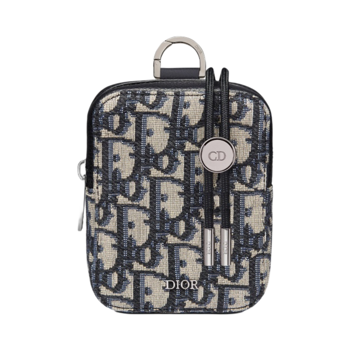 2ESBC271YSE-H05E Dior D-Touch Nano Vertical Pouch Beige Black Oblique Jacquard - 대표 이미지 #1