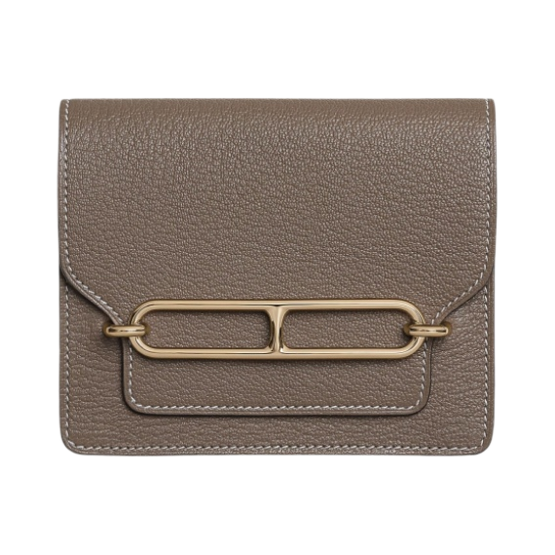 에르메스 롤리스 슬림 지갑 미조레 고트스킨 & 페르마브라스 하드웨어 에뚜쁘(Hermes Roulis Slim Wallet Mysore Goatskin & Permabrass Etoupe) - 1
