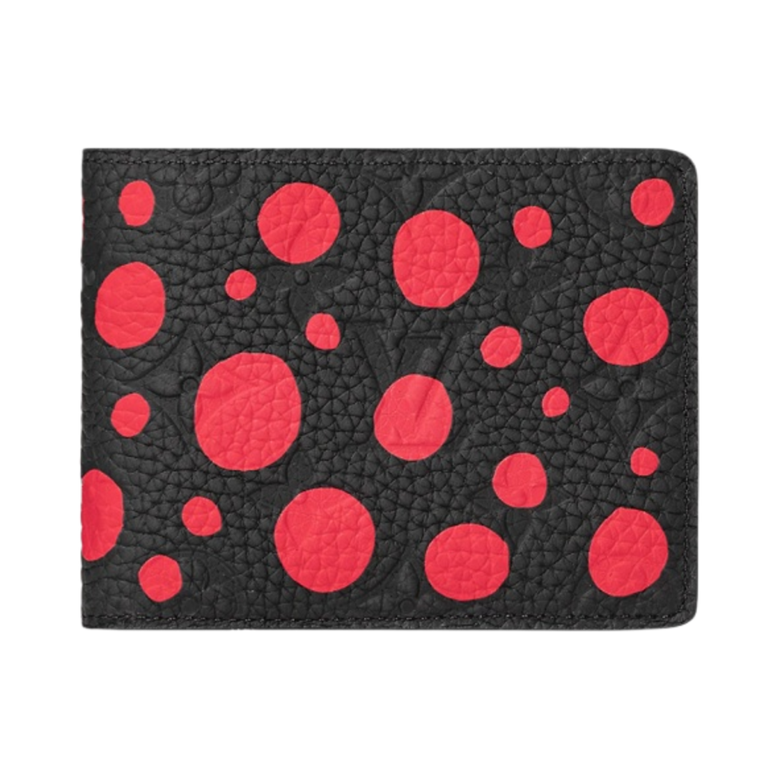 루이비통 x 야요이 쿠사마 슬렌더 지갑 블랙 레드(Louis Vuitton x YK Slender Wallet Black Red) - 1