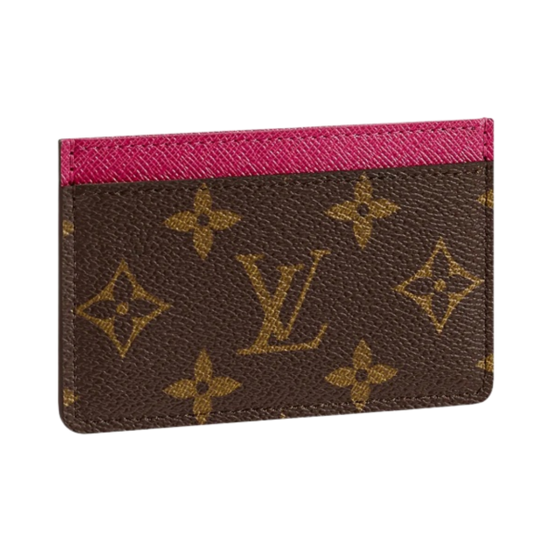 M60703 Louis Vuitton Card Holder Monogram Fuchsia