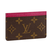Louis Vuitton Card Holder Monogram Fuchsia