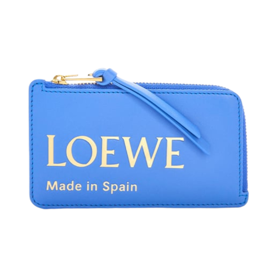 로에베 엠보스 로에베 코인 카드 홀더 인 샤이니 나파 카프스킨 씨사이드 블루 | Loewe | KREAM