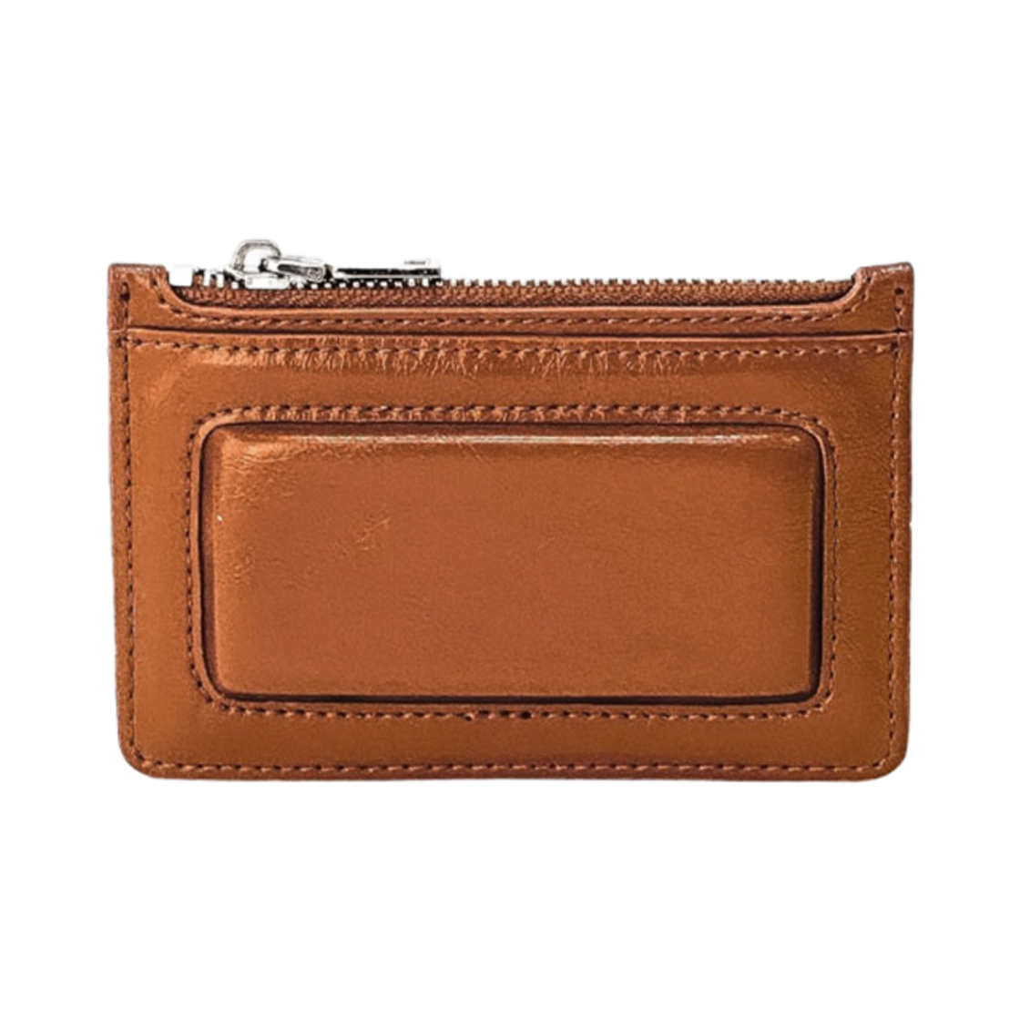 L0890170479 Le Masque Palette Zipper Card Wallets Cognac Wood