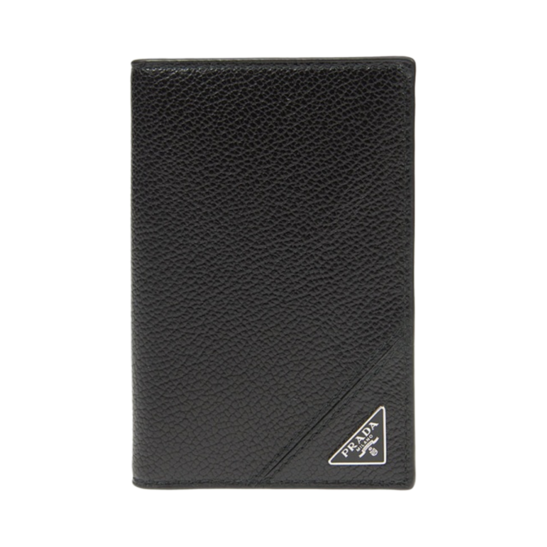 2MC101-2CB2-F0002 Prada Vitello Micro Grain Leather Card Holder Black