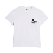 AMI Paris de Coeur T-Shirt White