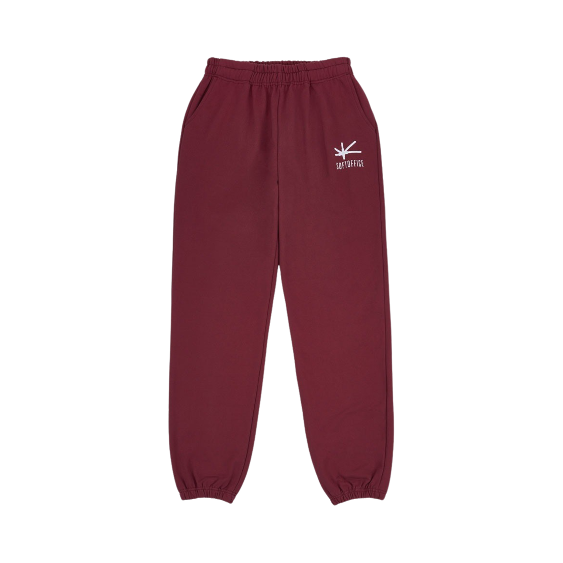 소프트오피스 커뮤니티 스웻 팬츠 - 버건디(Softoffice Community Sweat Pants - Burgundy)