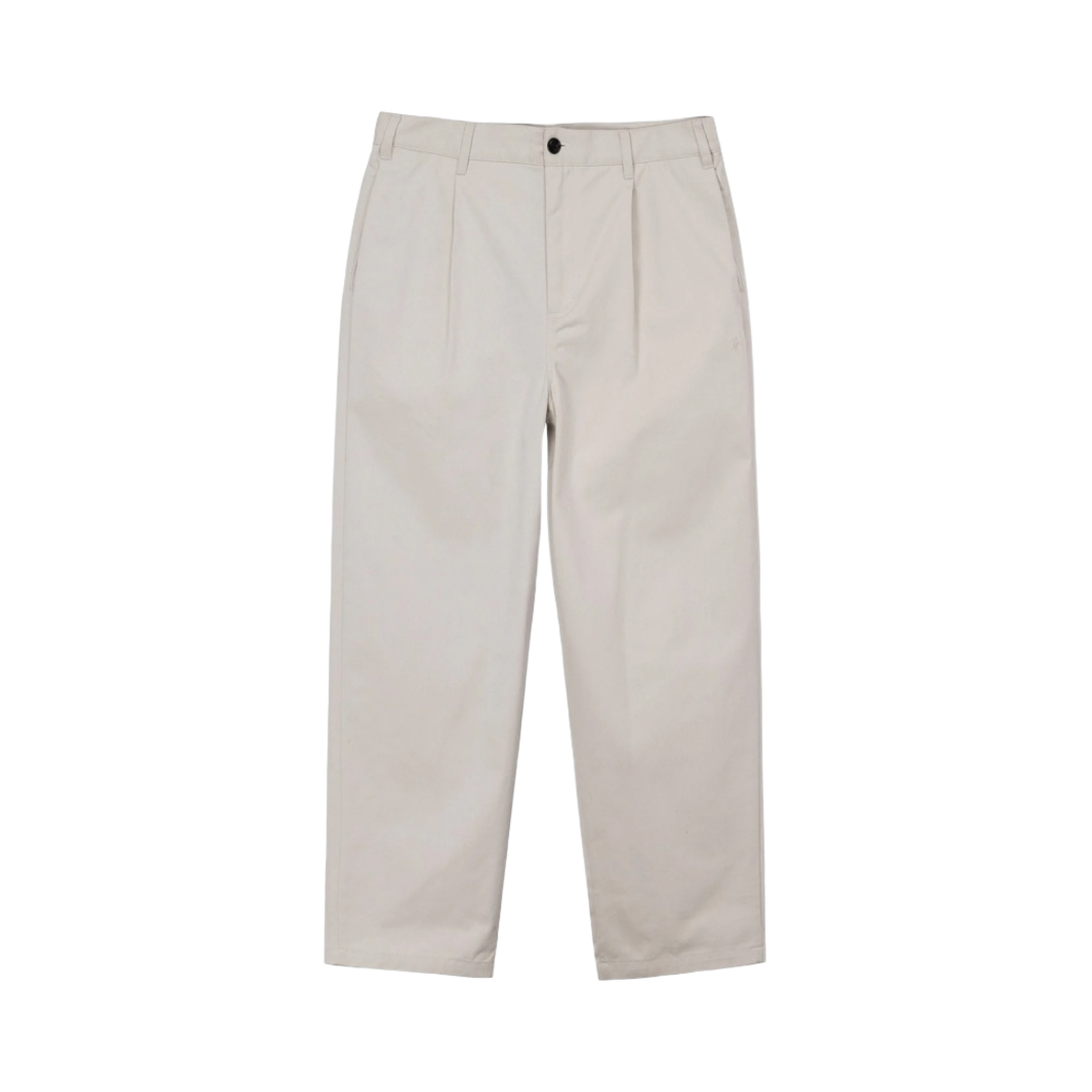 스투시 트윌 볼륨 플리츠 트라우저 본(Stussy Twill Volume Pleated Trousers Bone) - 1