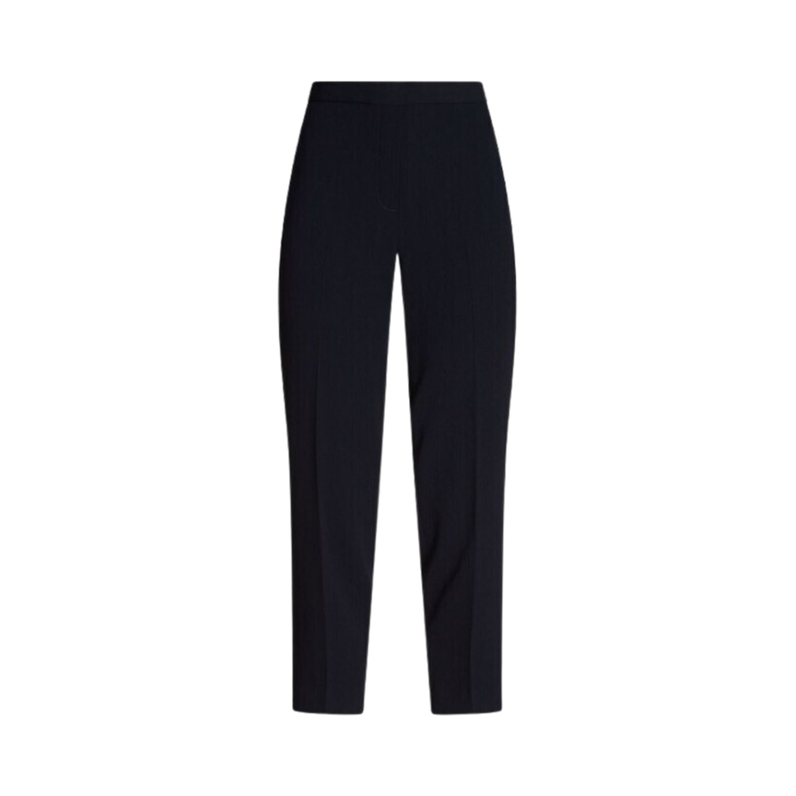(W) 띠어리 트리카 크롭 텍스처드 크레페 슬림 팬츠 딥 네이비((W) Theory Treeca Cropped Textured Crepe Slim Pants Deep Navy)