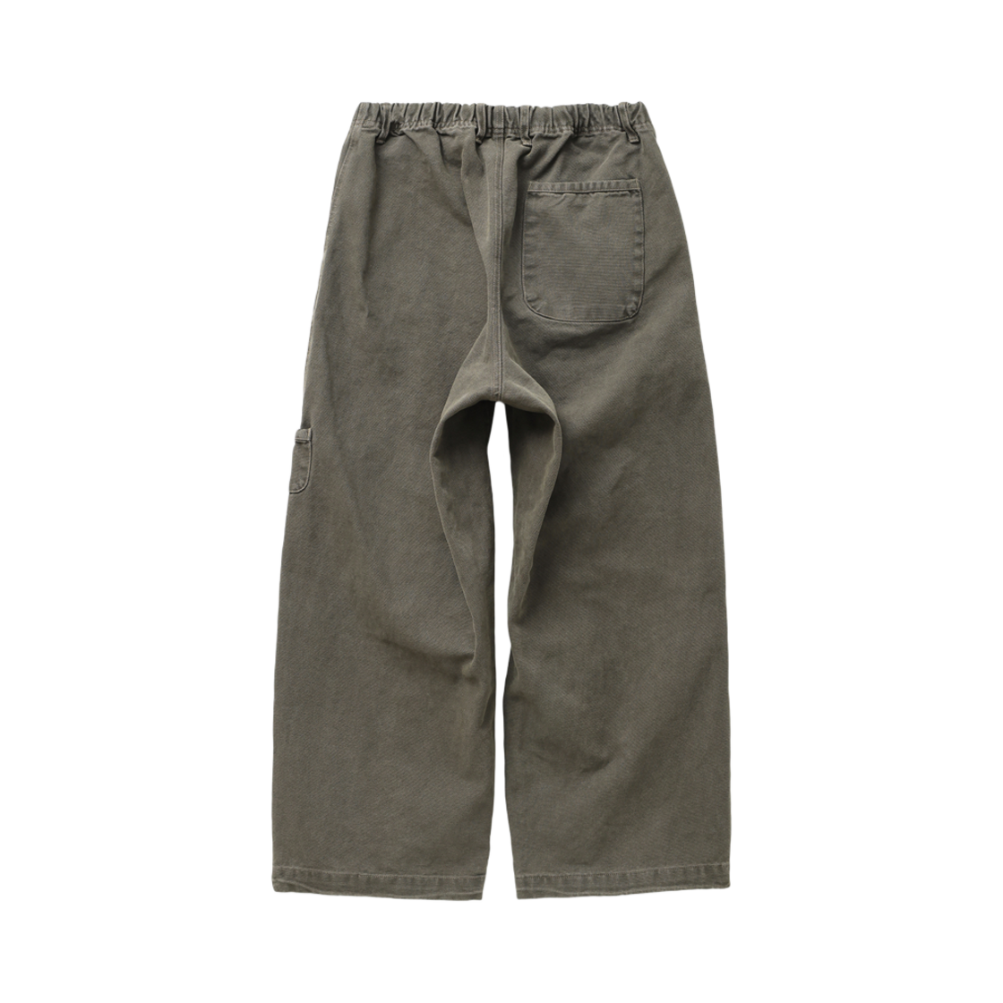 해칭룸 오버 덕 팬츠 오버 다이드 카키(Hatchingroom Over Duck Pants Over Dyed Khaki) - 2