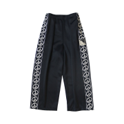 Kapital TH.DD Baggy Track Pants In Smooth Jersey Black