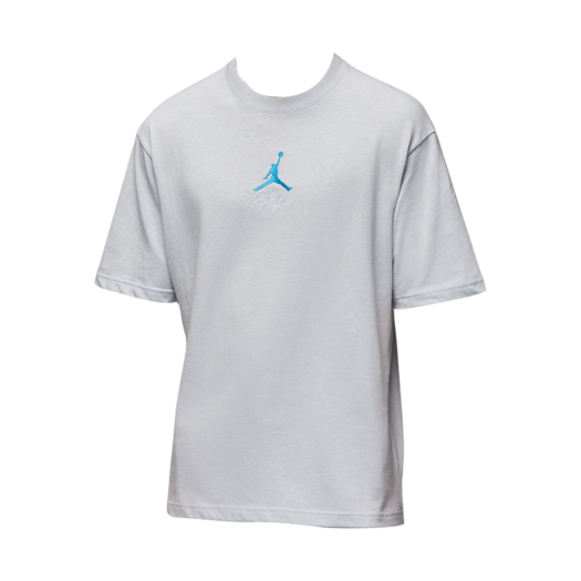 Jordan Flight MVP 85 T-Shirt Pure Platinum Dark Powder Blue - Asia