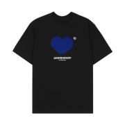Ader Error Twin Heart Logo T-Shirt Noir