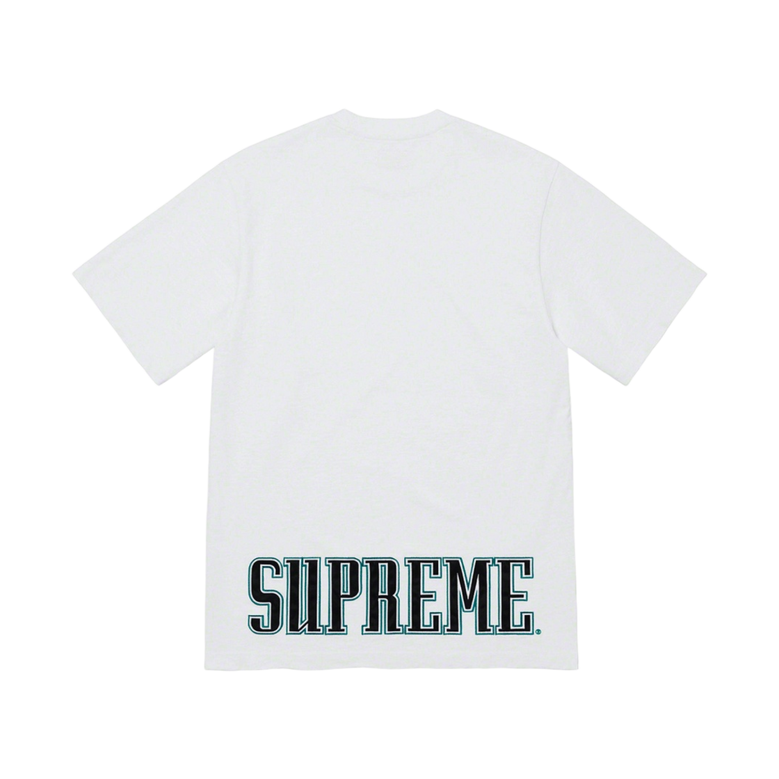 슈프림 콘트라스트 아플리케 숏슬리브 탑 화이트 - 22FW(Supreme Contrast Applique S/S Top White - 22FW) - 1