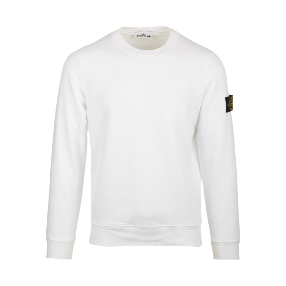 스톤 아일랜드 63020 크루넥 스웨트셔츠 화이트 - 21FW