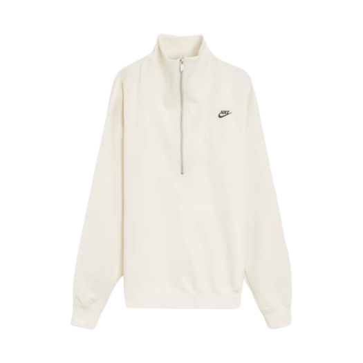 Nike NSW Circa Half Zip Top Coconut Milk Off Noir - US/EU