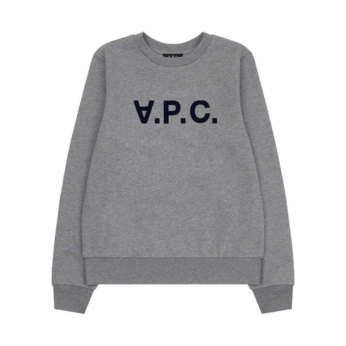 (W) 아페쎄 VPC 비바 스웨트셔츠 헤더 그레이((W) A.P.C. VPC Viva Sweatshirt Heather Grey)