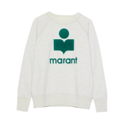 (W) Isabel Marant Milly Sweatshirt Ecru Green - 21FW