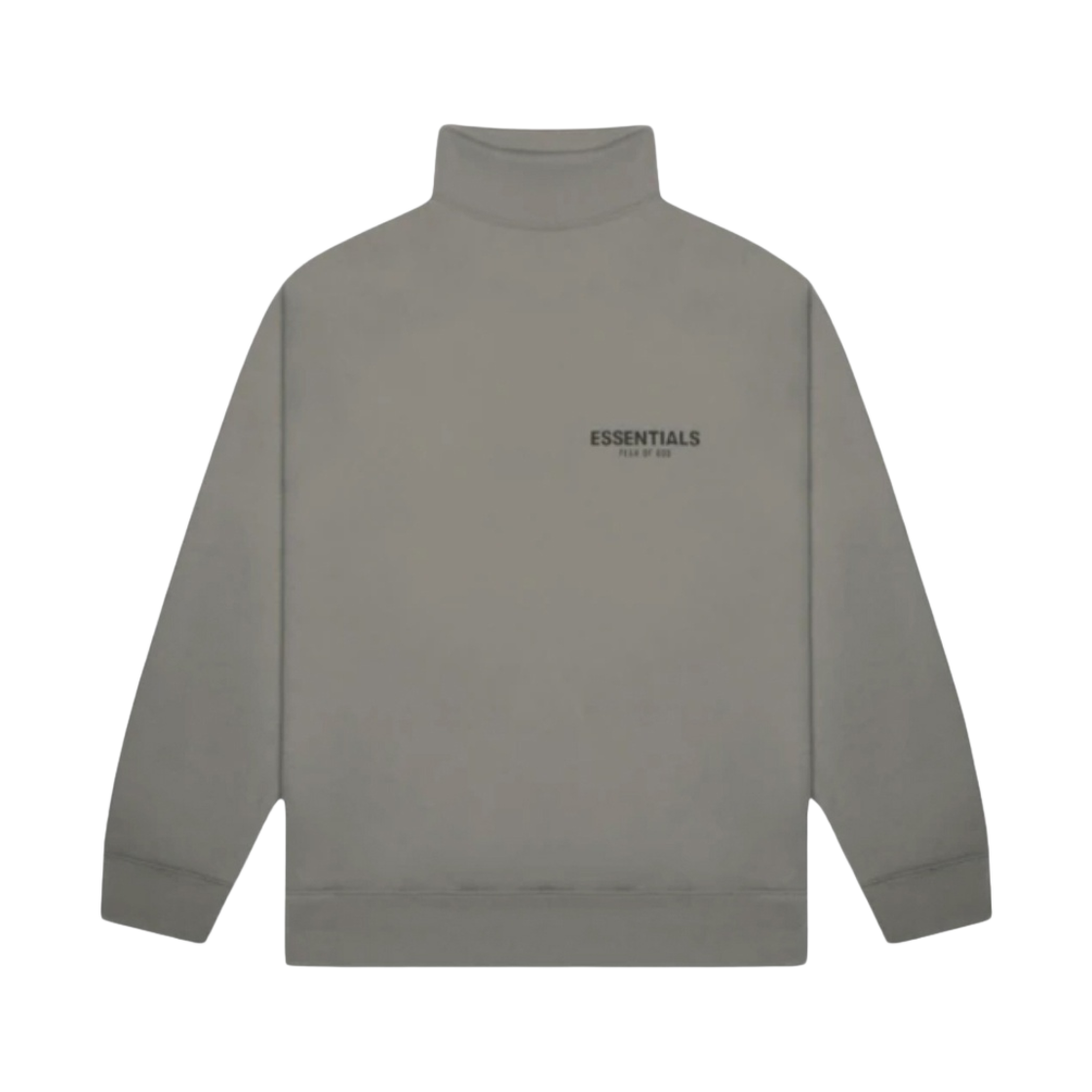 에센셜 풀오버 모크넥 스웨트셔츠 차콜 - 20SS