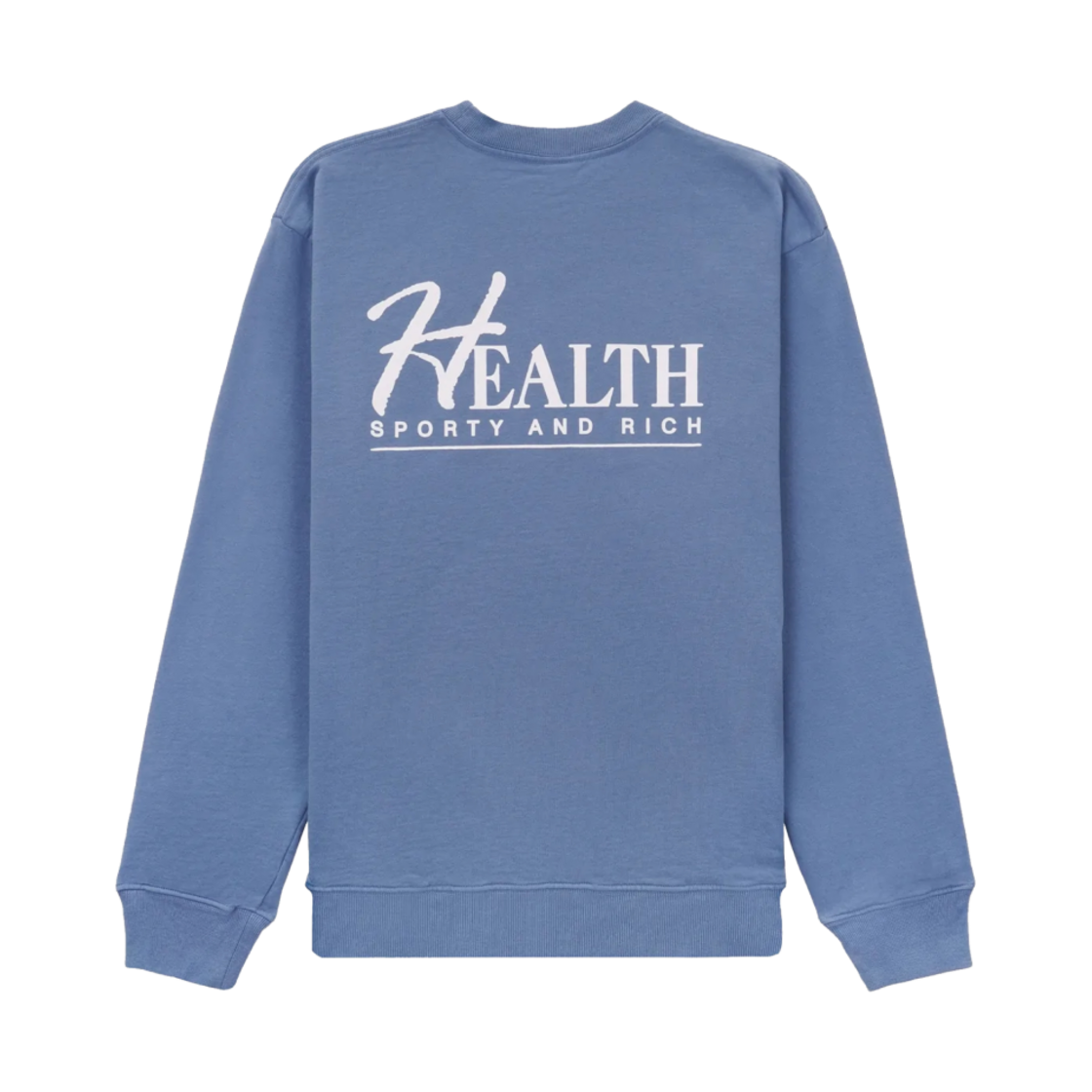 스포티 앤 리치 빅 H 크루넥 스틸 블루(Sporty & Rich Big H Crewneck Steel Blue) - 2