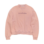 (W) Acne Studios Blurred Logo Sweater Faded Purple