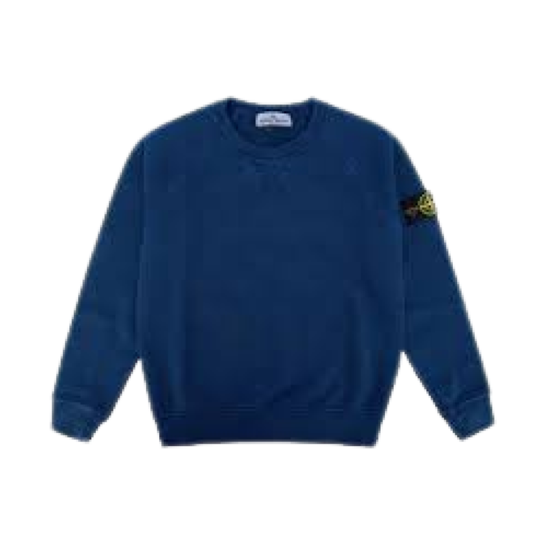 791662141-V0122 (Kids) Stone Island 62141 Garment Dyed Old Effect Diagonal Cotton Fleece Crewneck Sweatshirt Navy - 23FW