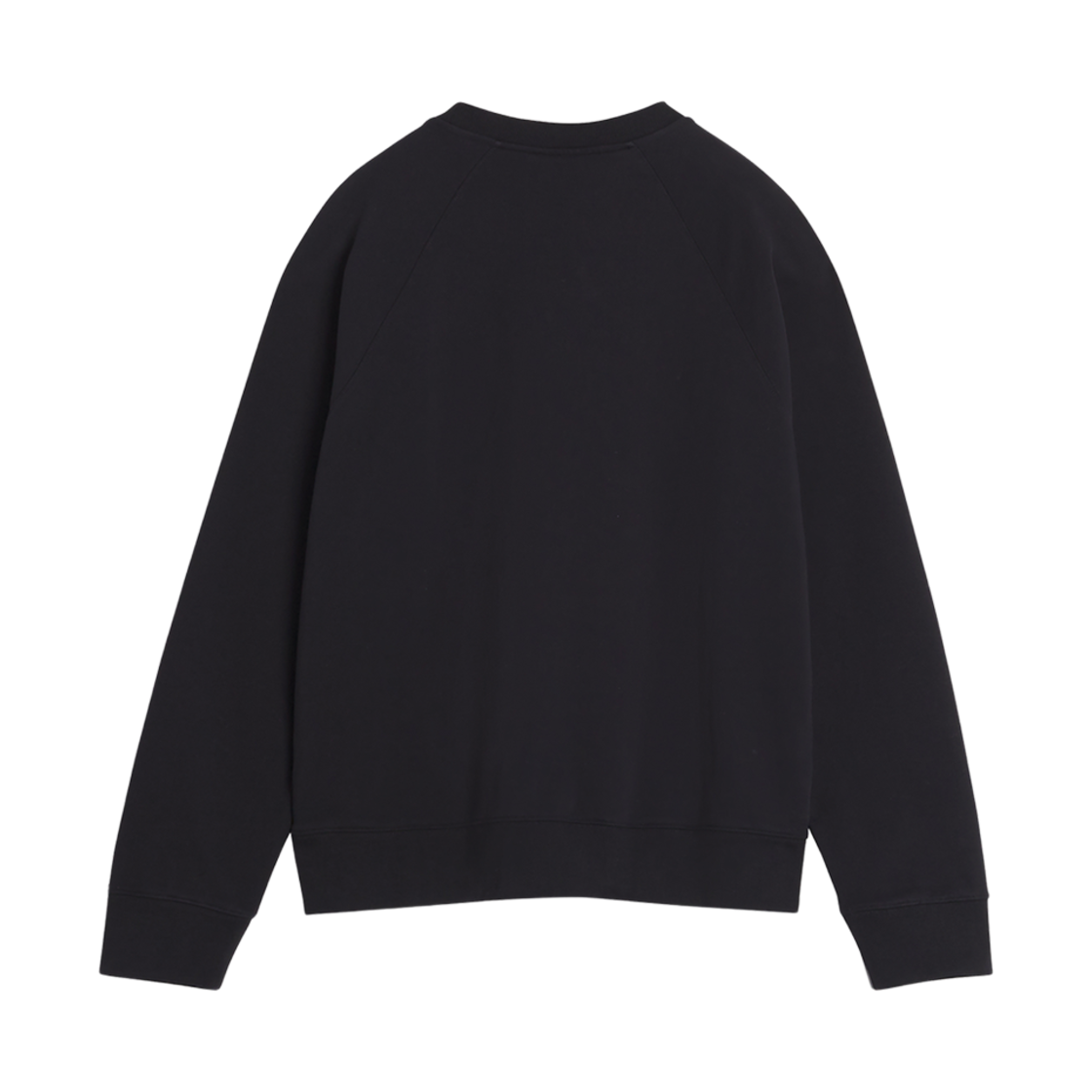 메종 키츠네 자수 오버사이즈 래글런 스웨트셔츠 블랙(Maison Kitsune Embroidery Oversize Raglan Sweatshirt Black) - 2