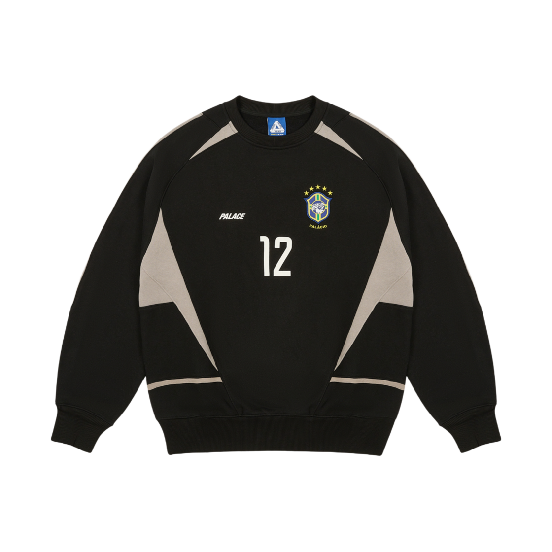 팔라스 프로 팀 02 크루 블랙 - 24FW(Palace Pro Team 02 Crew Black - 24FW)